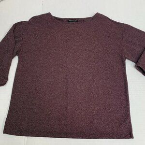 Banana Republic NWOT Womens Medium Burgundy/Plum Top